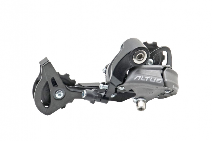 Переключатель задний аналог Shimano Altus M370 SGS 9 ск болт