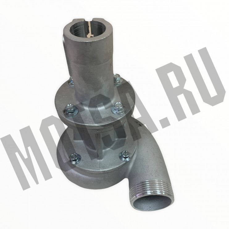 Насадка Помпа мотокосы для чистой воды (алюм.корпус, 9 шлицев, D-26мм)