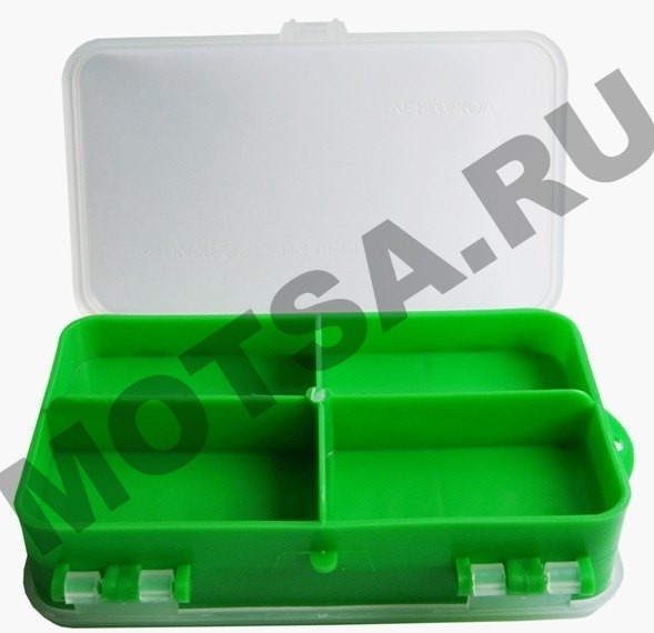 Коробочка оснастки двухсторонняя зеленая Helios