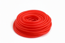 Бензошланг силикон 7*10мм 1м красный