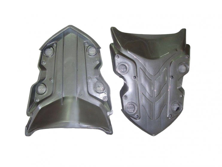 Накладка багажника центральная серая мотоцикл Enduro