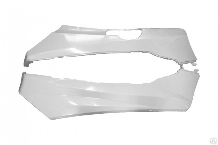 Облицовка боковая нижняя Rapiras (F3) серебристая (ПАРА)