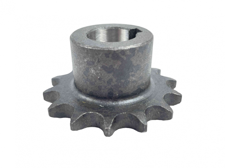 Звезда ведущая малая мотобуксировщик  Z14 d20мм шаг 12,7 шпонка 6мм