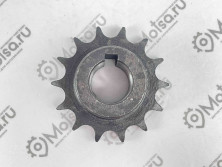 Звезда ведущая малая мотобуксировщик  Z14 d20мм шаг 12,7 шпонка 6мм