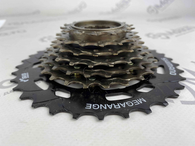 Блок спортивный 7звезд Shimano Tourney TZ500 Z14-34