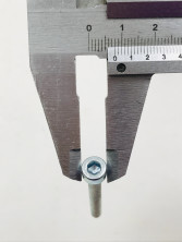 Винт снегоход Тайга М5*50 крепления рычага газа с внутренним шестигранником