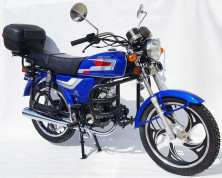 Мопед  Alpha (Альфа) Люкс KT50 (Синий)