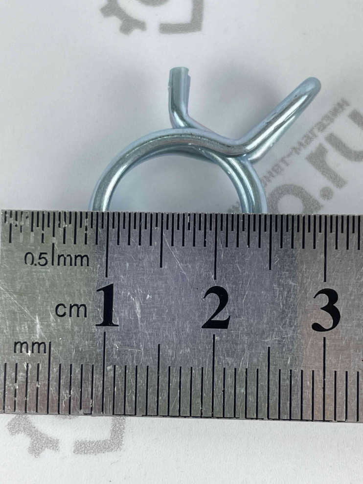 Хомут шланга пружинный двойной d13 мм