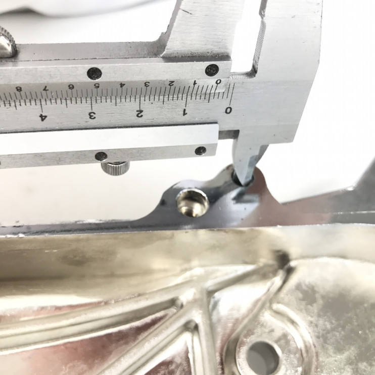 Картер двигателя левый 139QMB R10 хром