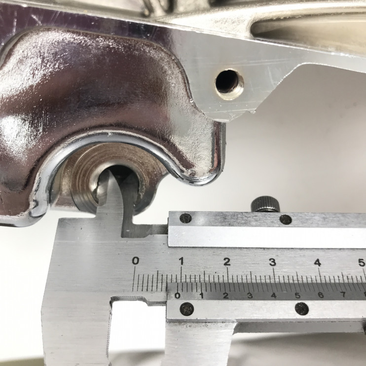 Картер двигателя левый 139QMB R10 хром