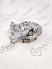 Барабан тормозной передний в сборе ACTIV, Racer Meteor (под ось 10 мм, диаметр колодок 95 мм)