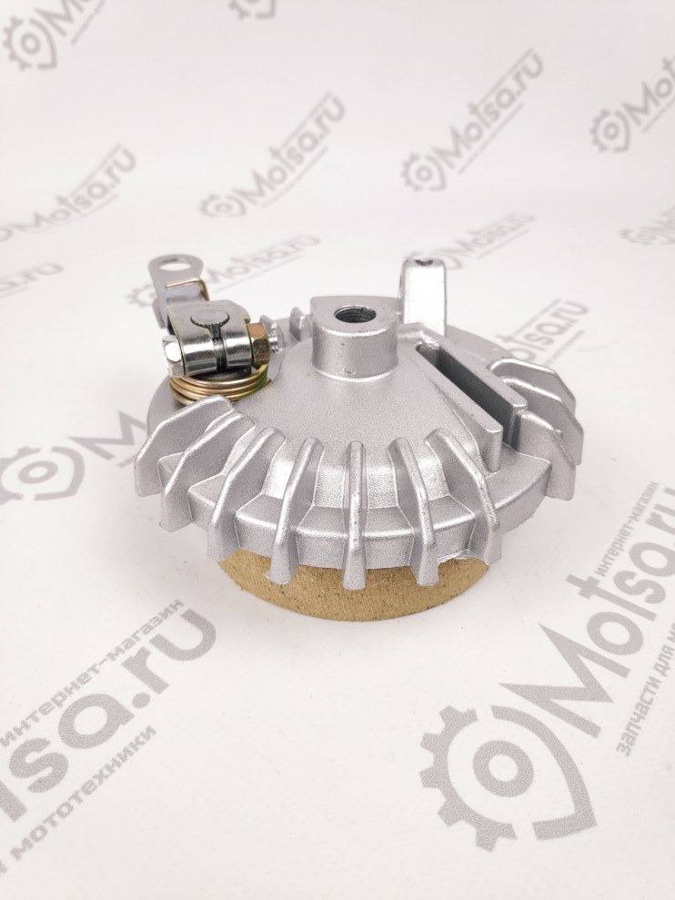 Барабан тормозной передний в сборе ACTIV, Racer Meteor (под ось 10 мм, диаметр колодок 95 мм)