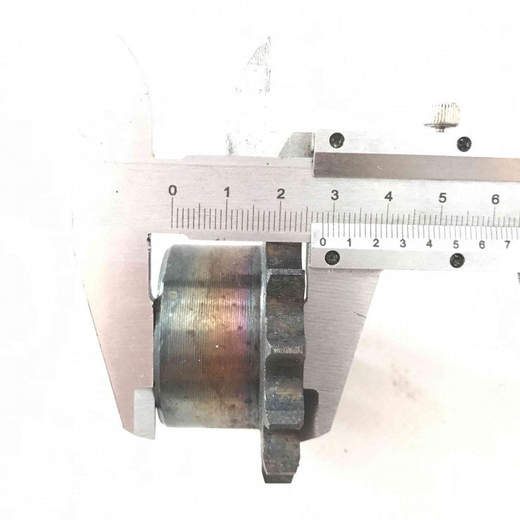 Звезда ведущая малая мотобуксировщик  Z14 d25мм шаг 12,7 шпонка 8мм