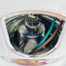 Фара Delta, Zodiak, Alpha круглая в сборе (Хром)