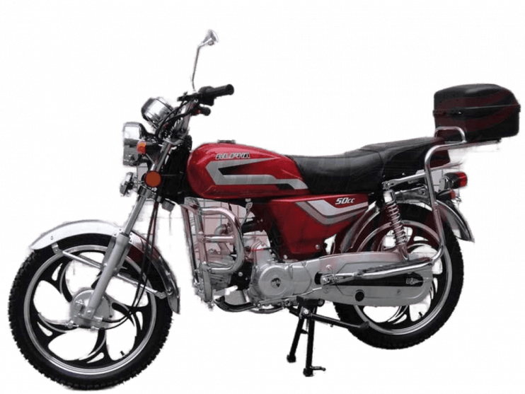 Мопед  Alpha (Альфа) Люкс KT50 Тюнинг (Красный)