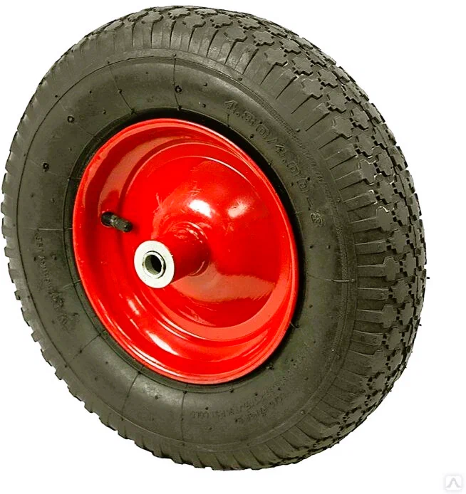 Колесо тачки садовой 8 4.00-8 ось 12мм