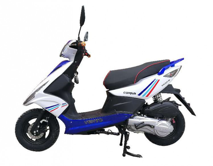 Скутер Corsa 49сс (150)(Сине-белый)