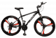 Велосипед 26 HEMEN YTJ-MTB-55 литые ободa 3 ЛУЧА-ЧЕРНЫЕ, дискторм21ск ЧЕРНЫЙ