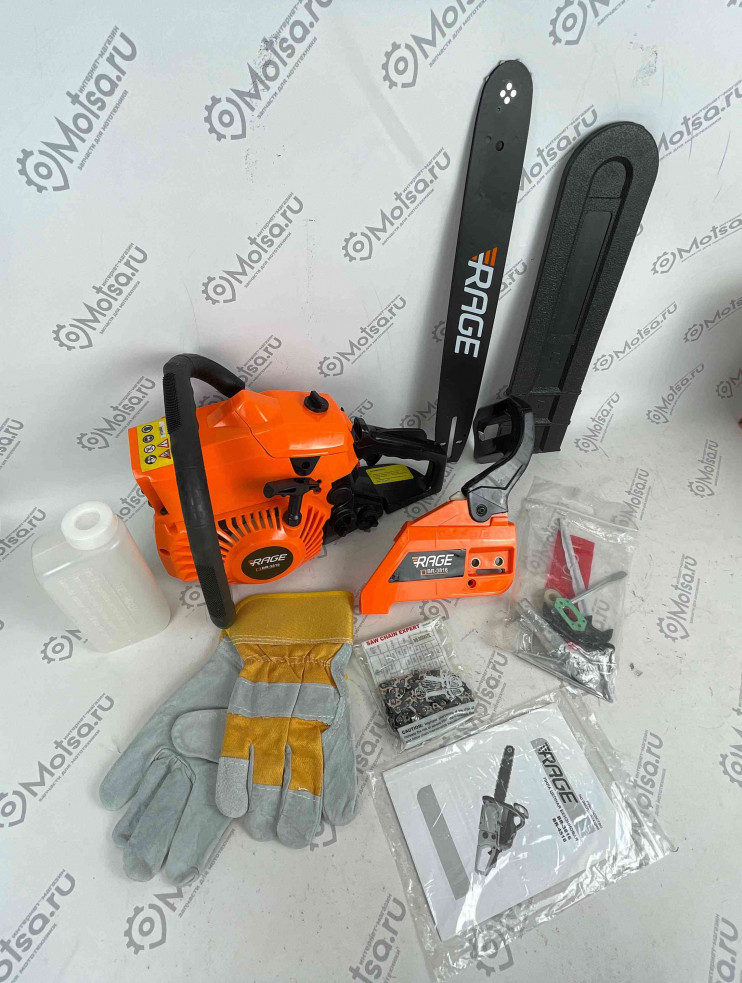 Бензопила  RAGE 38-16 1,5 кВт 2,5 л.с. 16 (40см) (3/8 - 1,3 - 57зв.)