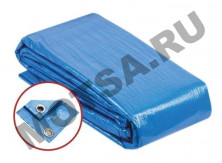 Тент универсальный 3х4 синий водонепроницаемый