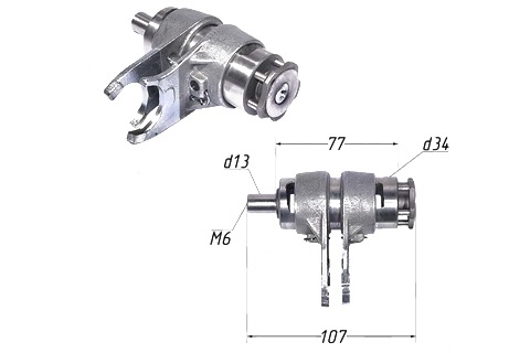 Вал переключения передач 160FMK