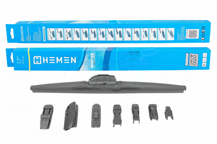 Щётка стеклоочистителя зимняя Hemen 425 мм 8 адаптеров HW425UU