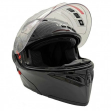 Шлем Ataki JK902 Solid черный глянцевый  L модуляр