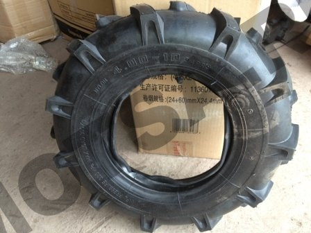 Покрышка 10 4,00-10 камерная (С КАМЕРОЙ) Ёлочка для мотоблока