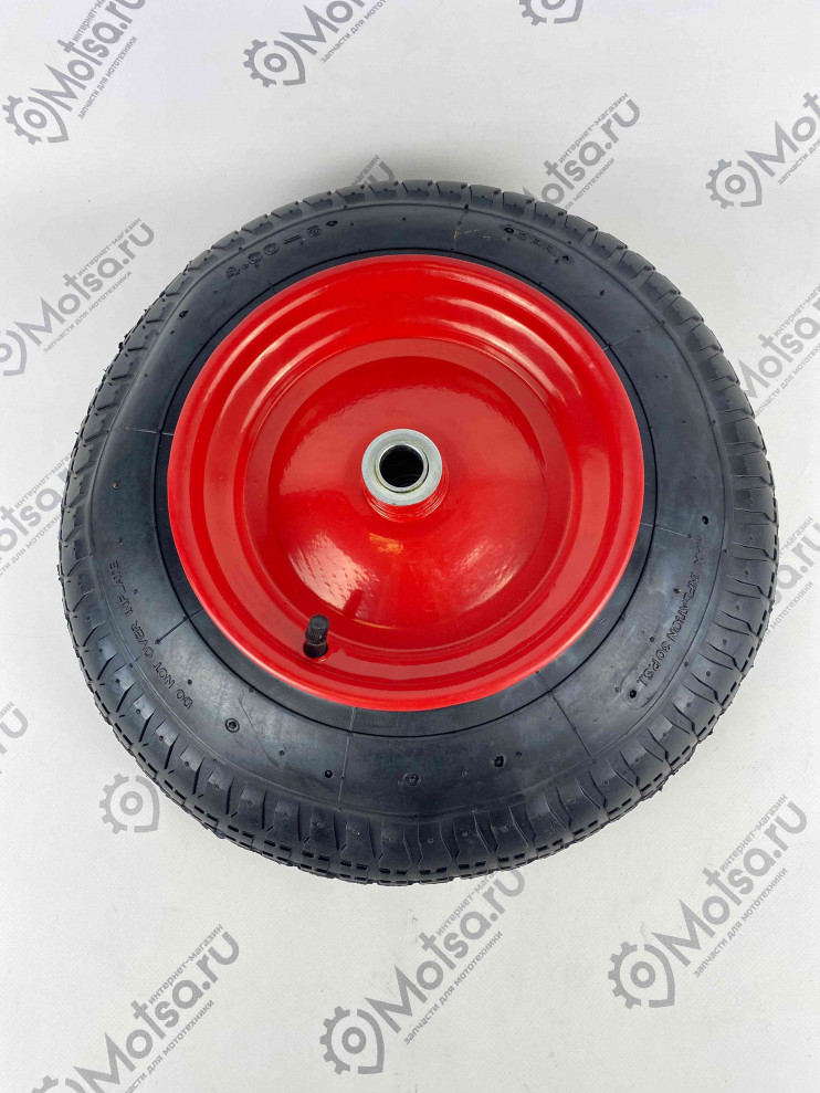 Колесо тачки садовой 8 4.00-8 ось 20мм