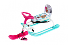 Снегокат Twiny со спинкой TW1 3М с забавными медвежатами