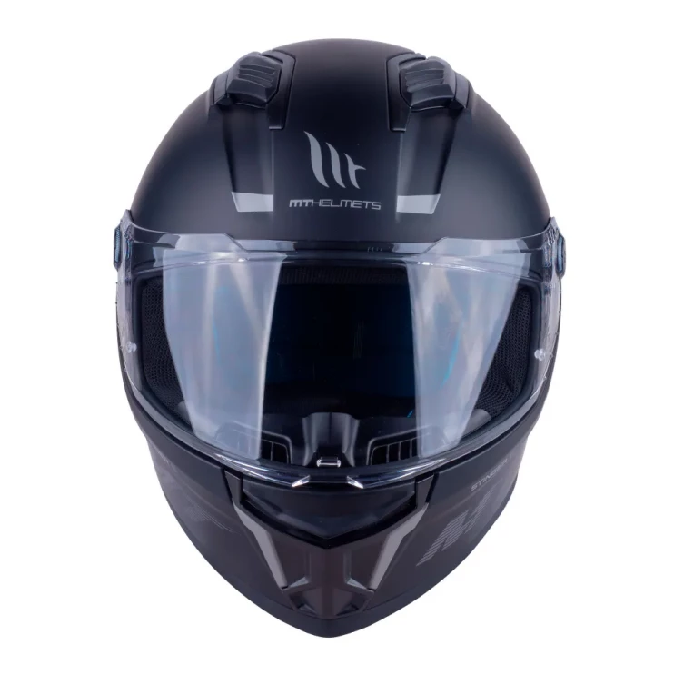 Шлем MT stinger 2 solid черный матовый XL интеграл