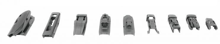 Щётка стеклоочистителя зимняя Hemen 450 мм 10 адаптеров HW450UU