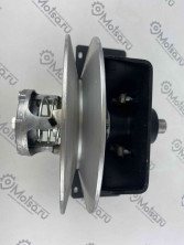 Кронштейн мотобуксировщика одноопорный в сборе с дисками (со шкивом) (Бурлак Б-2-100)