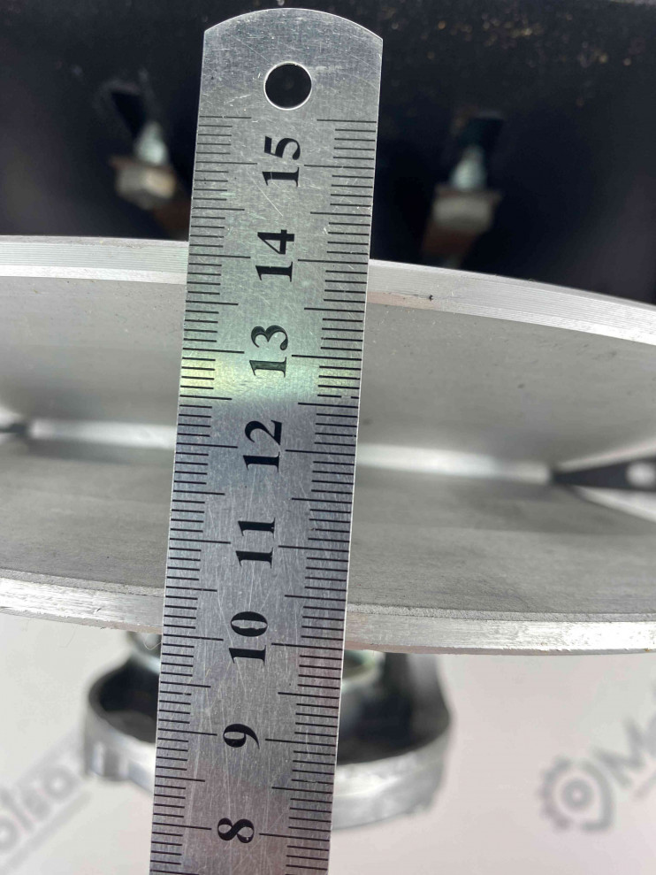 Кронштейн мотобуксировщика одноопорный в сборе с дисками (со шкивом) (Бурлак Б-2-100)