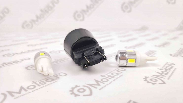 Лампа 12 В T10 6 светодиодов Super White Lens