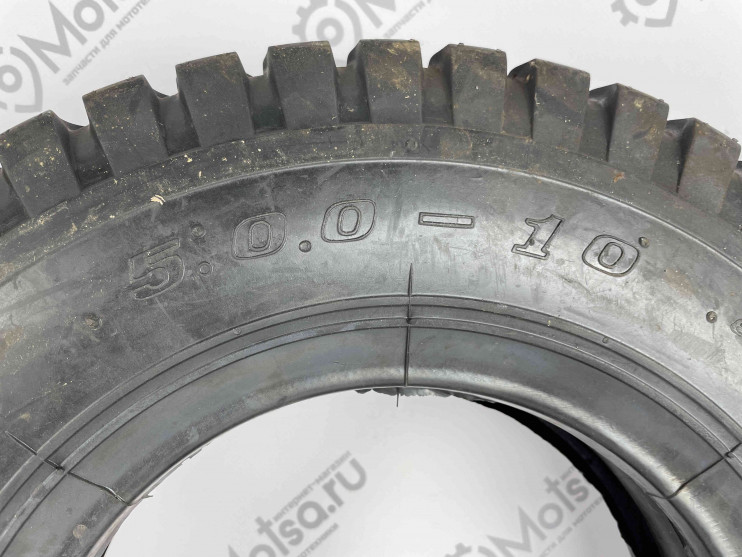 Покрышка 10 5,00-10 камерная (С КАМЕРОЙ)