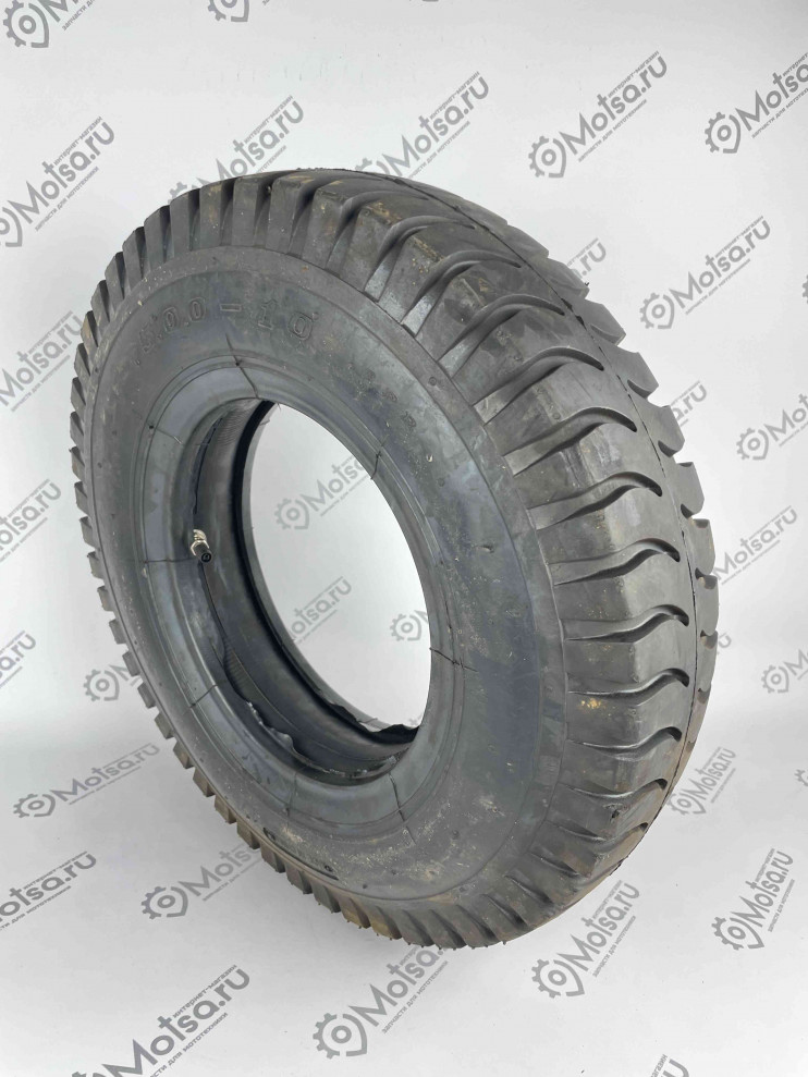 Покрышка 10 5,00-10 камерная (С КАМЕРОЙ)