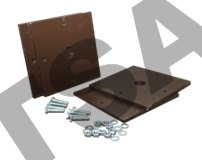 Утяжелитель грунтозацепов мотоблок Каскад, Ока, Нева, Целина (компл.=4 квадрата+8 болтов, гаек, шайб)