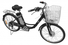 Электровелосипед 24 36В/250Вт GET WOKE (макс. скор. 26км/ч,АКБ литиевая 36V 10Ah,3ск.) ЧЕРНЫЙ