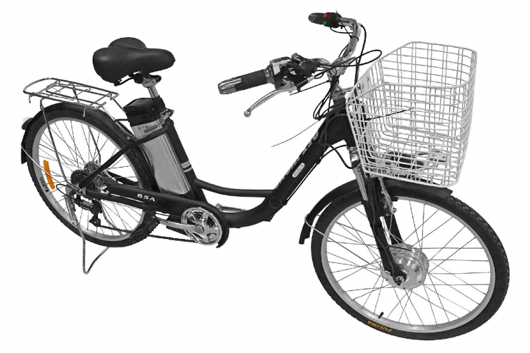 Электровелосипед 24 36В/250Вт GET WOKE (макс. скор. 26км/ч,АКБ литиевая 36V 10Ah,3ск.) ЧЕРНЫЙ