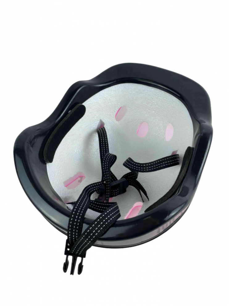 Шлем Вело детский розовый со звездочкой