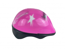 Шлем Вело детский розовый со звездочкой