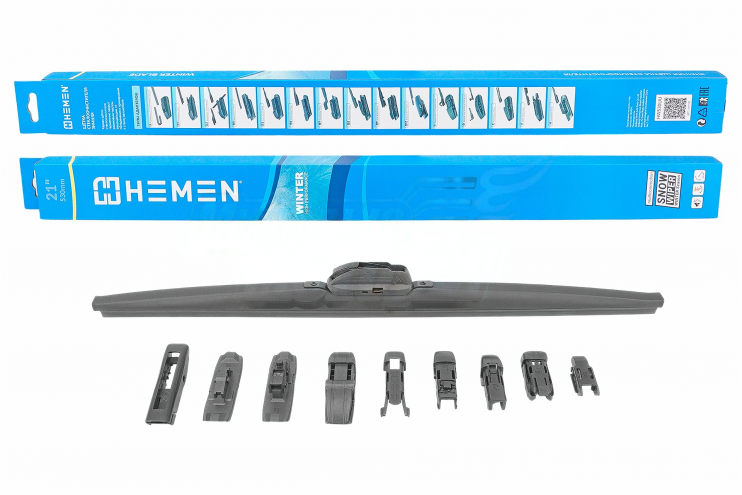 Щётка стеклоочистителя зимняя Hemen 530 мм 10 адаптеров HW530UU