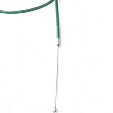 Трос газа питбайк TTR с натяжкой, для короткоходной ручки HL=860mm, FL=140mm  зеленый