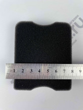 Фильтр воздушный (элемент) мотокосы GBC-026/033/043 (квадратный)