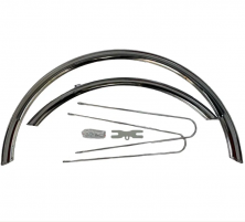 Крыло 28 Урал хром переднее