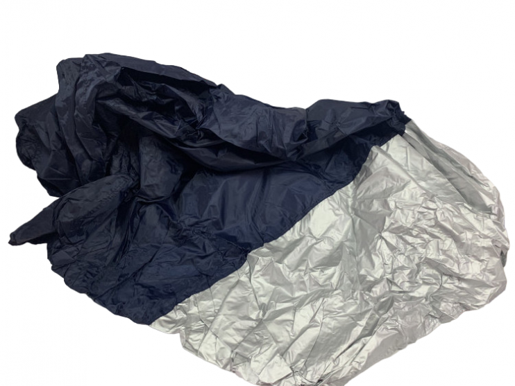 Чехол Sameway 190T мото 243х103х125 полиэстер бело-синий