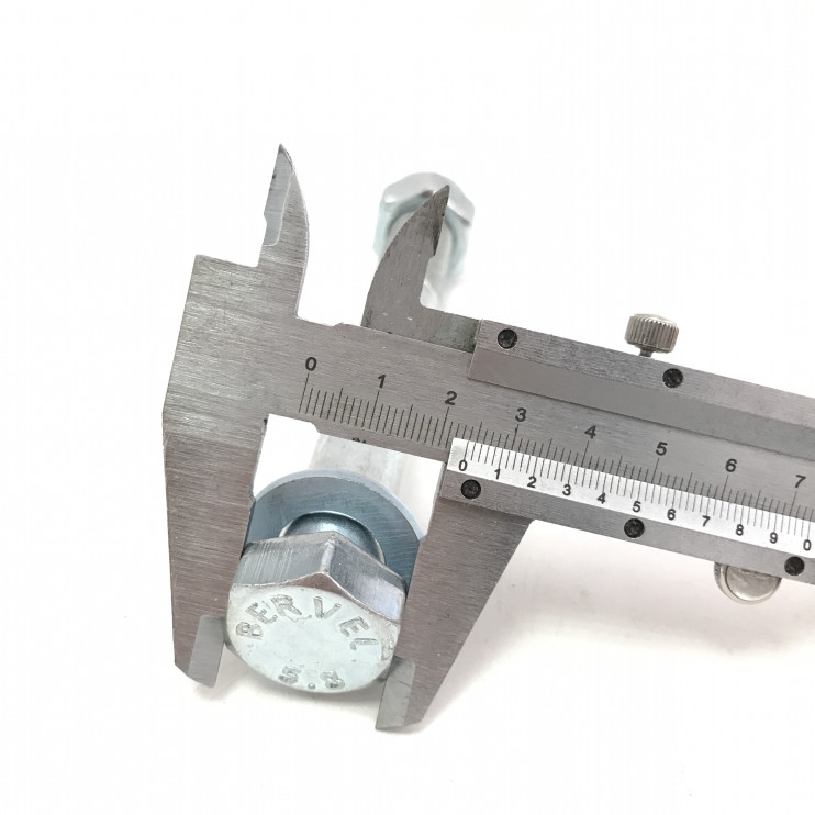 Ось колеса тачки садовой M16х120мм с гайкой и шайбой