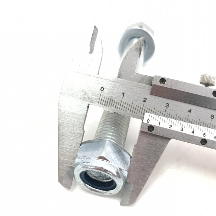 Ось колеса тачки садовой M16х120мм с гайкой и шайбой