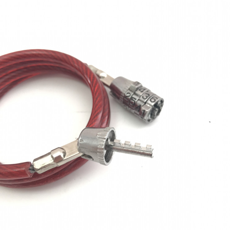 Замок велосипедный противоугонный кодовый 6-1000мм